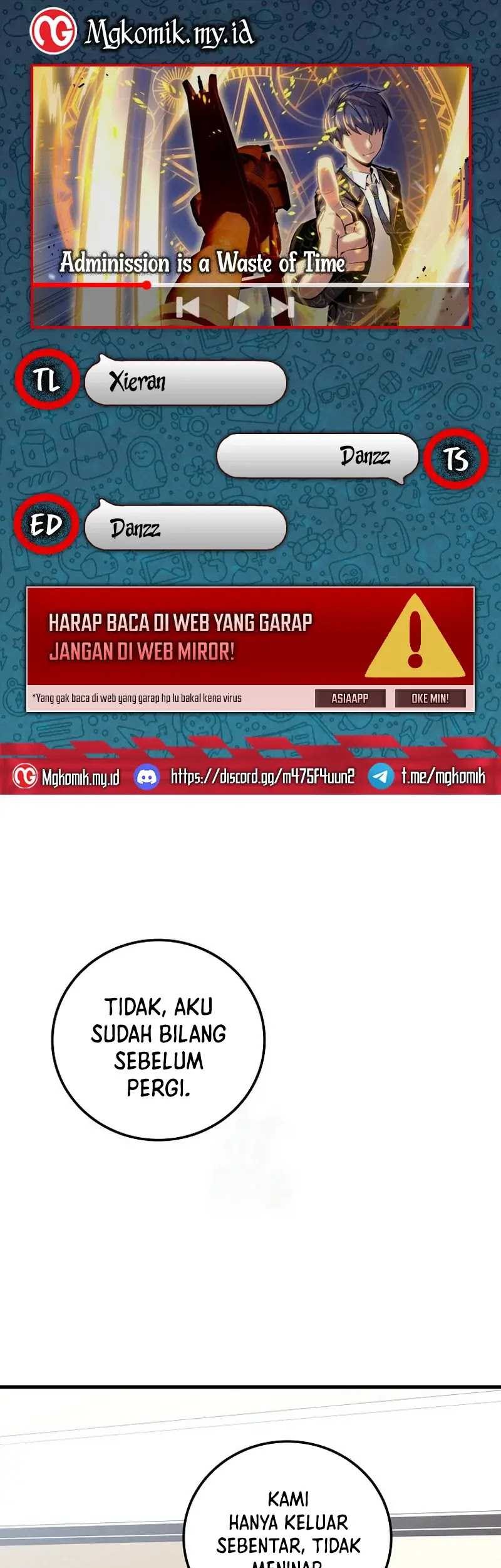 Baca Komik Admission is a Waste of Time Chapter 28 Gambar 1