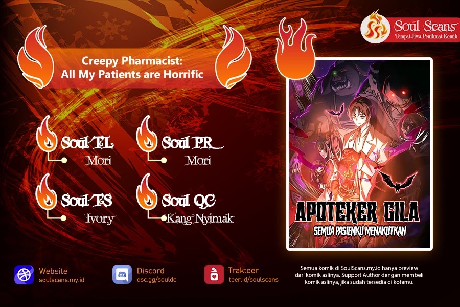 Baca Komik Creepy Pharmacist: All My Patients Are Horrific Chapter 49 Gambar 1