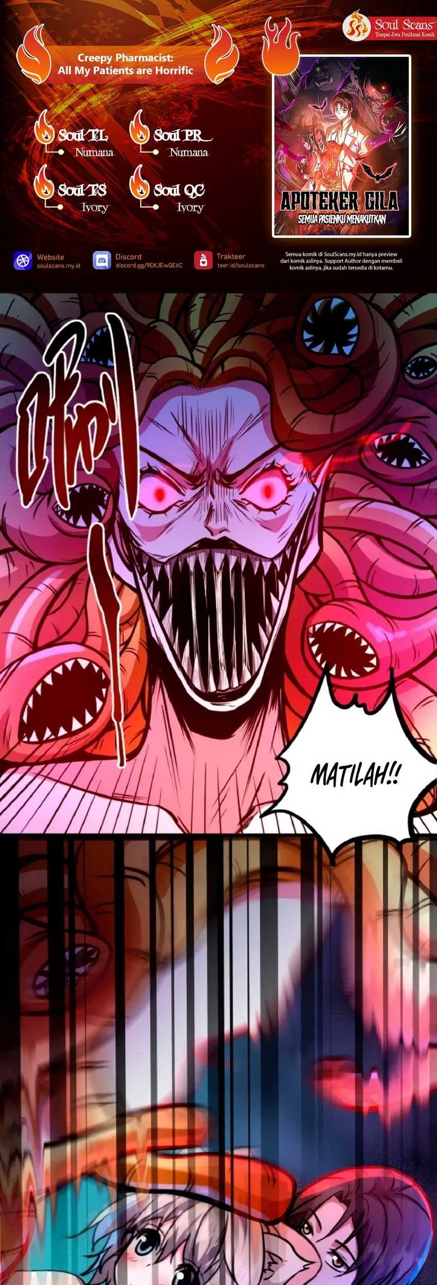 Baca Komik Creepy Pharmacist: All My Patients Are Horrific Chapter 45 Gambar 1