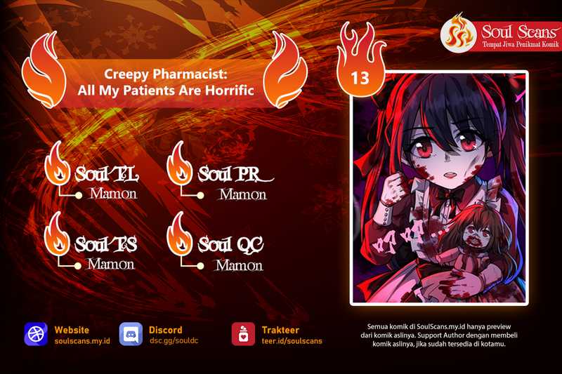 Baca Komik Creepy Pharmacist: All My Patients Are Horrific Chapter 14 Gambar 1