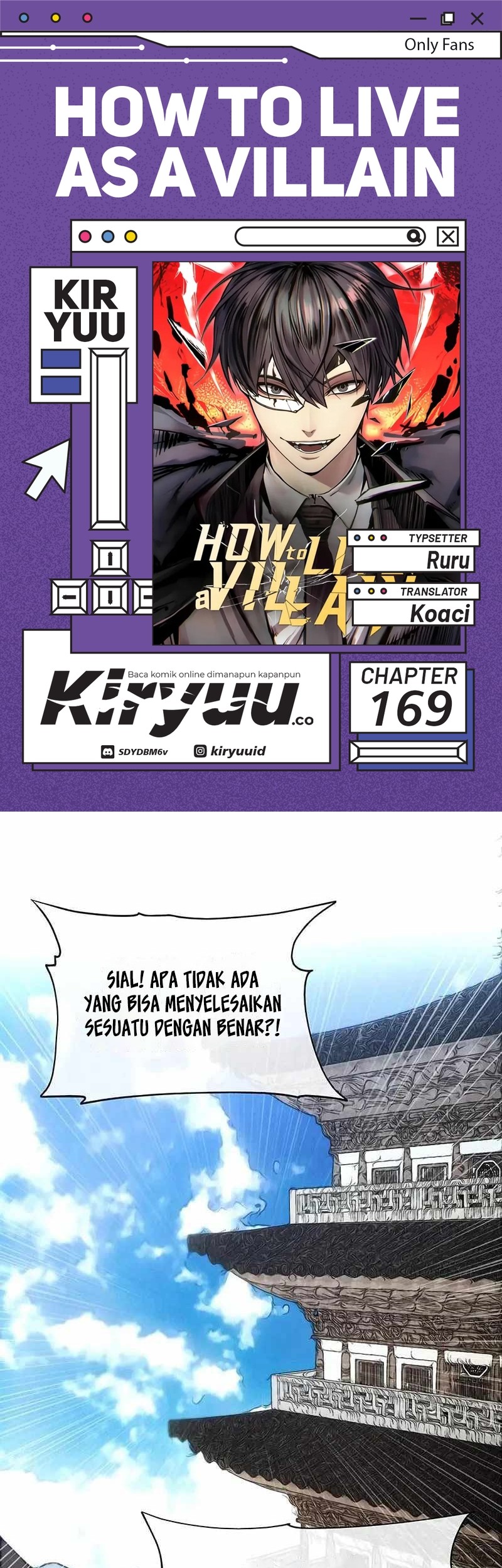 Komik How to Live as a Villain Chapter 169 gambar nomor 1