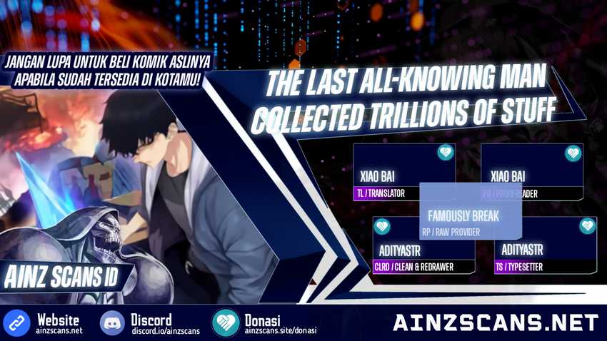Komik The Last All-Knowing Man Collected Trillions of Stuff from Day One Chapter 39 gambar nomor 1