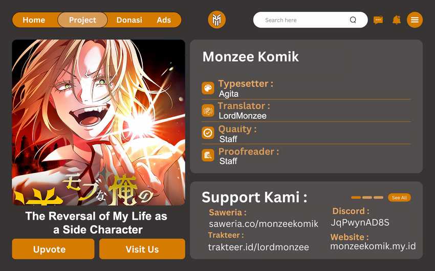 Komik The Reversal of My Life as a Side Character Chapter 33 gambar nomor 1