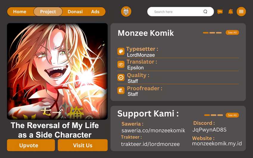 Komik The Reversal of My Life as a Side Character Chapter 31 gambar nomor 1