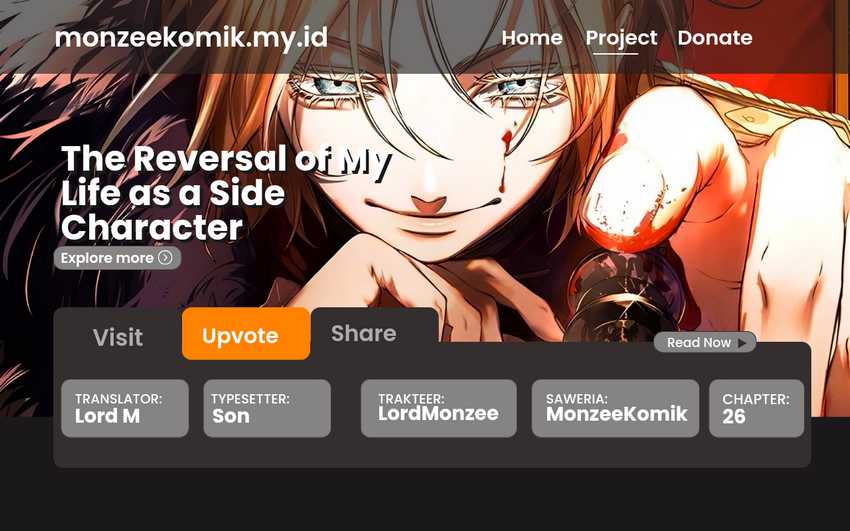 Komik The Reversal of My Life as a Side Character Chapter 26 gambar nomor 1