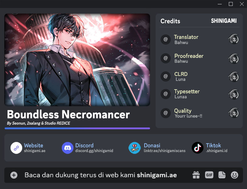 Baca Komik Boundless Necromancer Chapter 116 Gambar 1