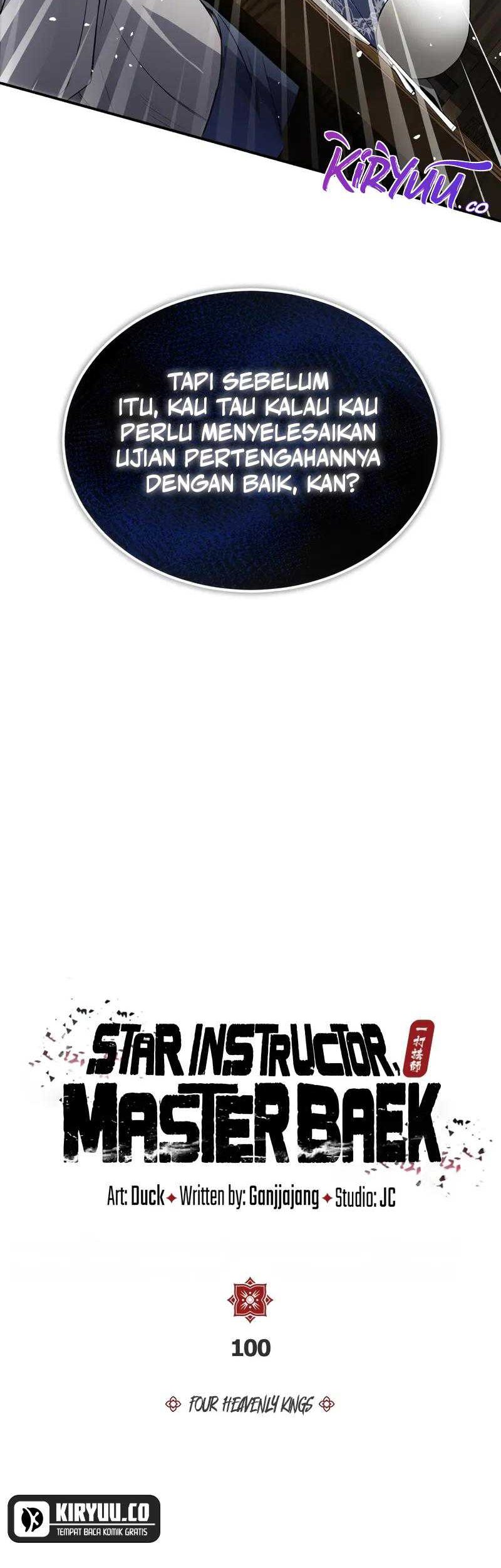 Number One Star Instructor Master Baek Chapter 100 Gambar 25