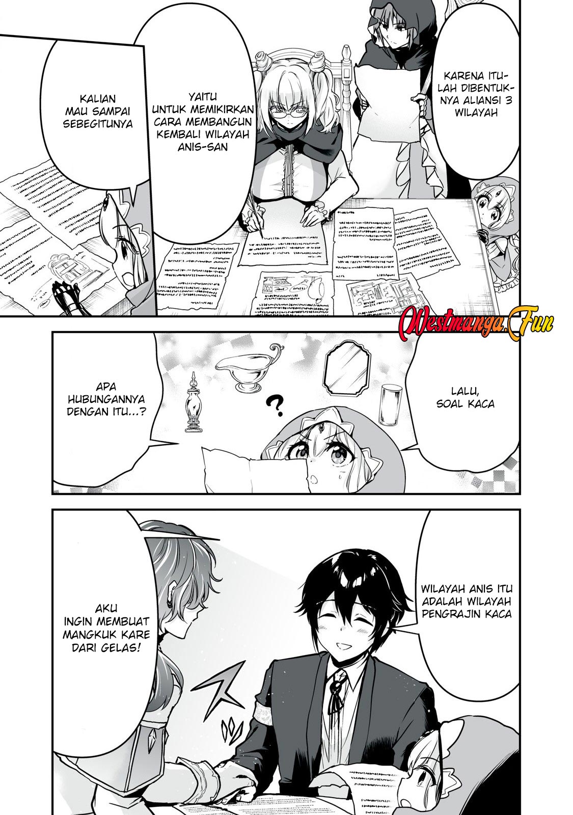Tensei Kizoku no Bannou Kaitaku Kara ~”Kakudai & Shukushou” Sukiru o Tsukatte Itara Saikyou Ryouchi ni Narimashita~ Chapter 35 Gambar 5