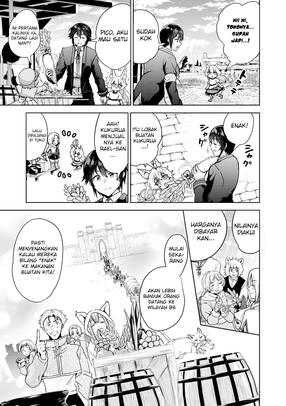 Tensei Kizoku no Bannou Kaitaku Kara ~”Kakudai & Shukushou” Sukiru o Tsukatte Itara Saikyou Ryouchi ni Narimashita~ Chapter 11 Gambar 38