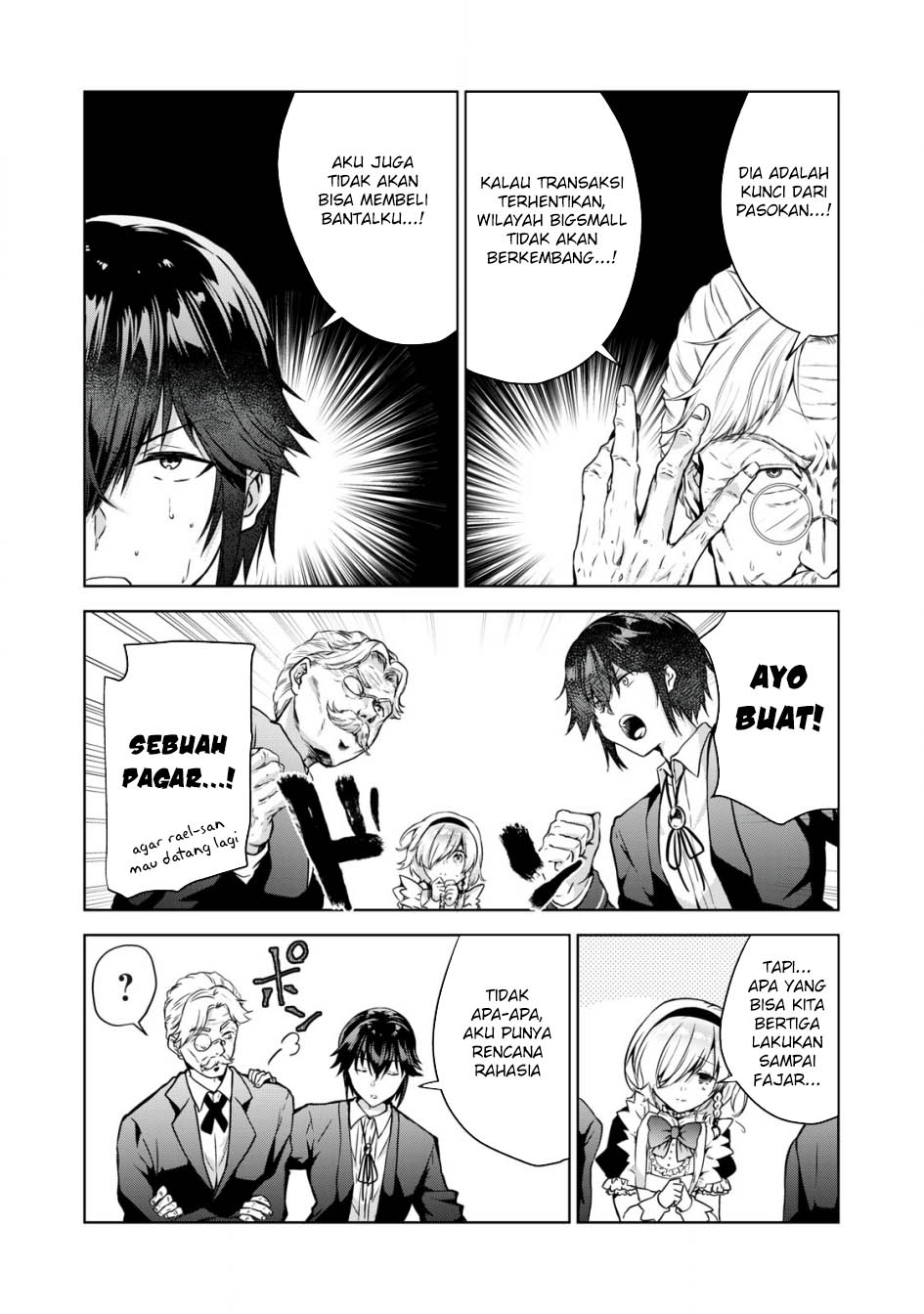 Tensei Kizoku no Bannou Kaitaku Kara ~”Kakudai & Shukushou” Sukiru o Tsukatte Itara Saikyou Ryouchi ni Narimashita~ Chapter 03 Gambar 23