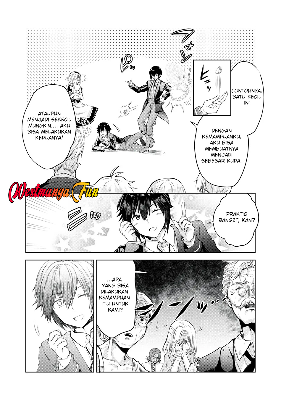 Tensei Kizoku no Bannou Kaitaku Kara ~”Kakudai & Shukushou” Sukiru o Tsukatte Itara Saikyou Ryouchi ni Narimashita~ Chapter 01.2 Gambar 9