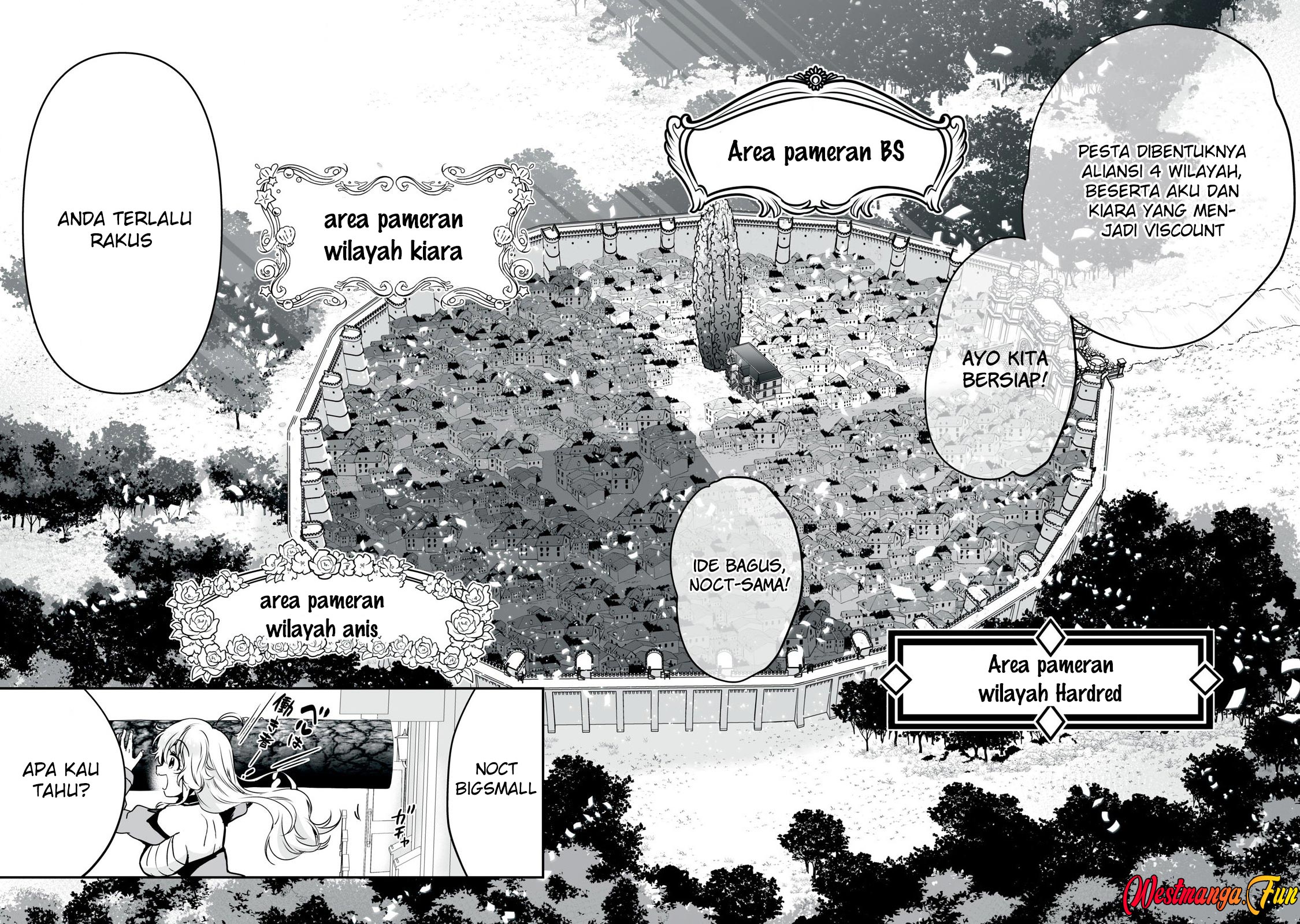 Tensei Kizoku no Bannou Kaitaku Kara ~”Kakudai & Shukushou” Sukiru o Tsukatte Itara Saikyou Ryouchi ni Narimashita~ Chapter 37 Gambar 4
