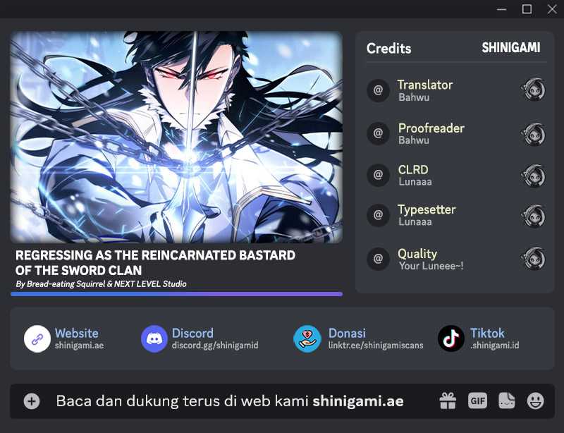Baca Komik Regressing As The Reincarnated Bastard Of The Sword Clan Chapter 27 Gambar 1