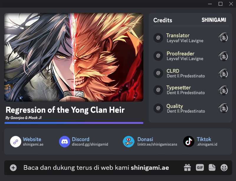 Baca Komik Regression Of The Yong Clan Heir Chapter 06 Gambar 1