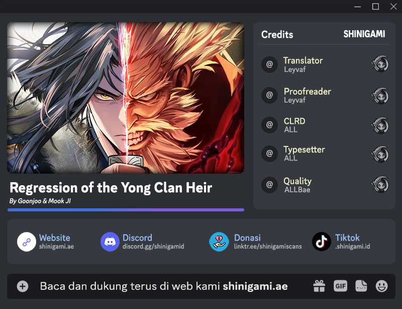 Baca Komik Regression Of The Yong Clan Heir Chapter 03 Gambar 1