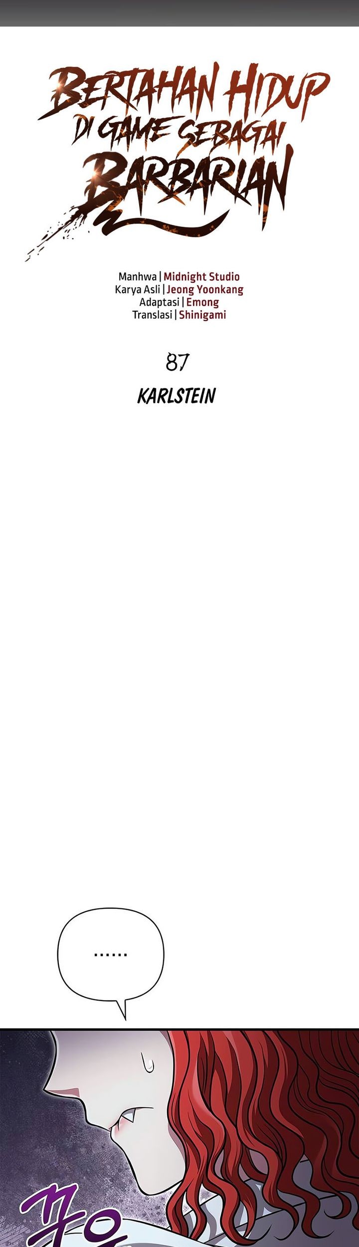 Survive as a Barbarian in the Game Chapter 87 Gambar 7