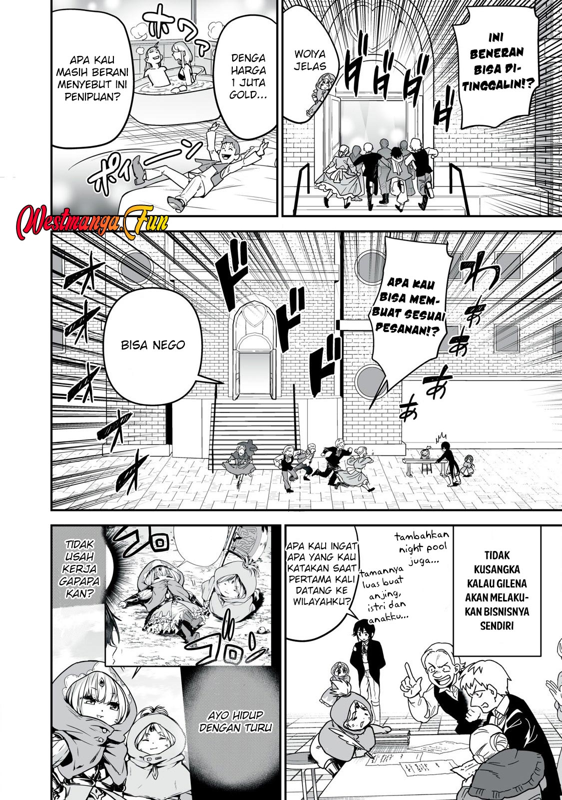 Tensei Kizoku no Bannou Kaitaku Kara ~”Kakudai & Shukushou” Sukiru o Tsukatte Itara Saikyou Ryouchi ni Narimashita~ Chapter 38 Gambar 8