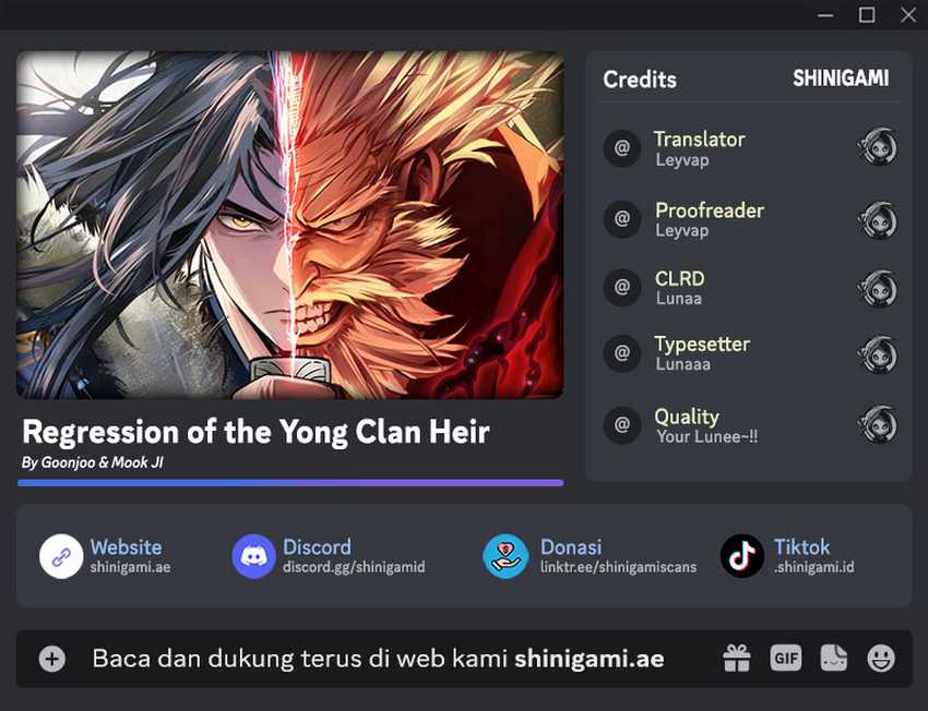 Baca Komik Regression Of The Yong Clan Heir Chapter 09 Gambar 1