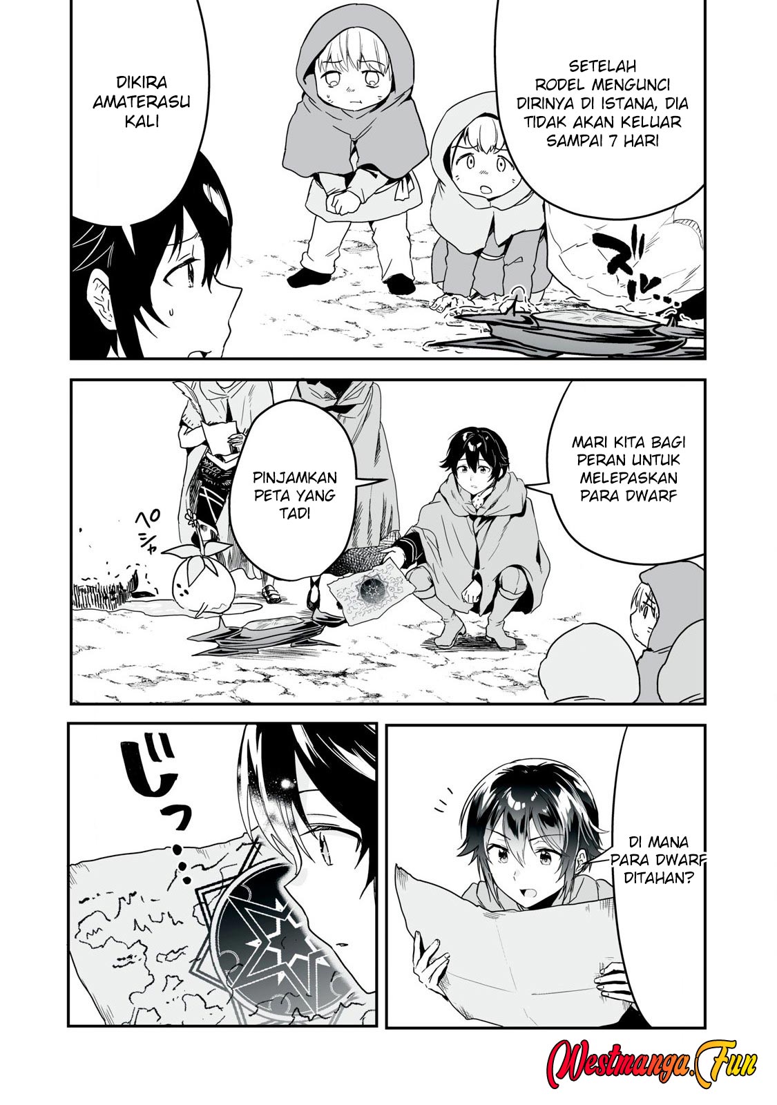Tensei Kizoku no Bannou Kaitaku Kara ~”Kakudai & Shukushou” Sukiru o Tsukatte Itara Saikyou Ryouchi ni Narimashita~ Chapter 40 Gambar 36