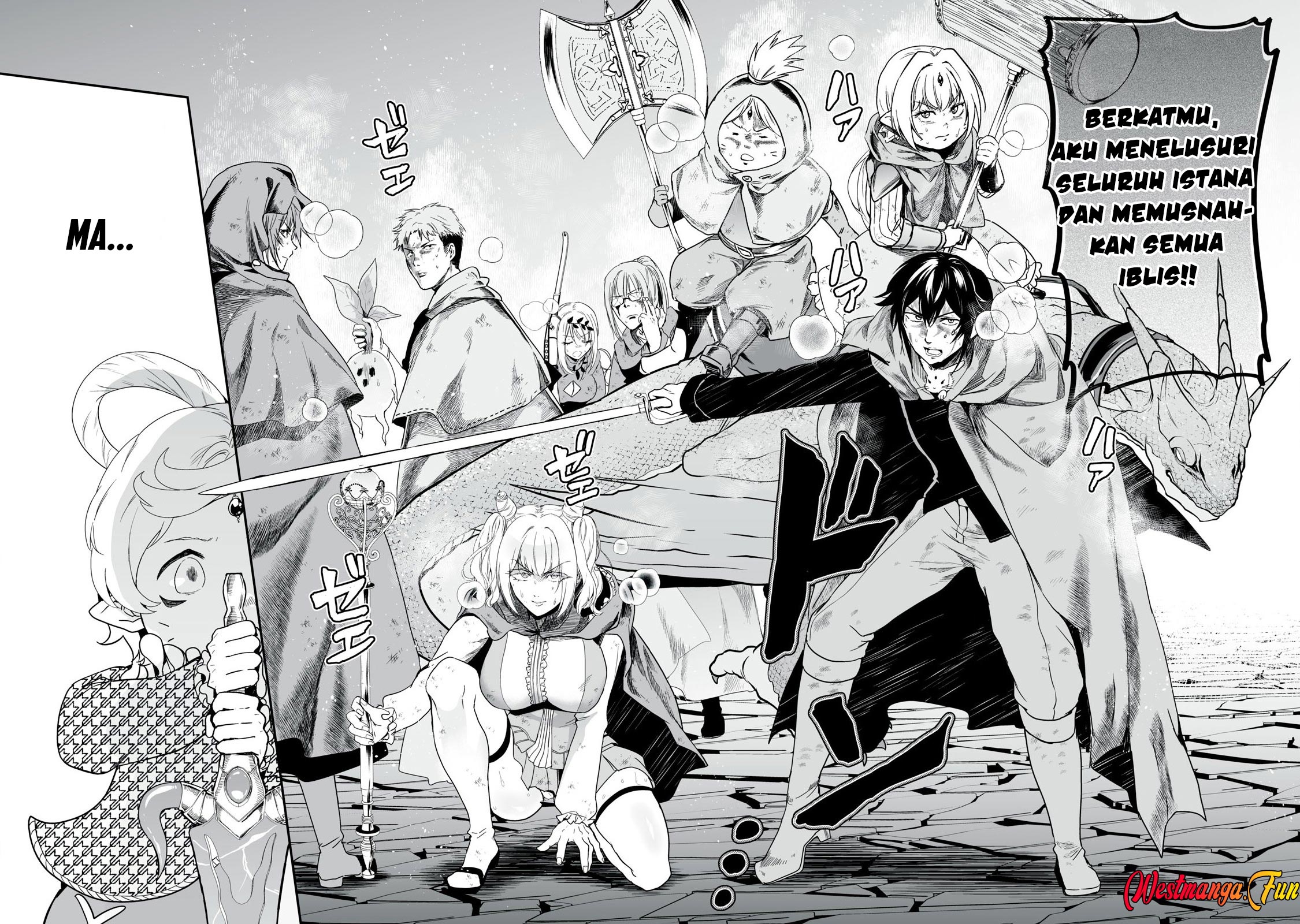 Tensei Kizoku no Bannou Kaitaku Kara ~”Kakudai & Shukushou” Sukiru o Tsukatte Itara Saikyou Ryouchi ni Narimashita~ Chapter 41 Gambar 24