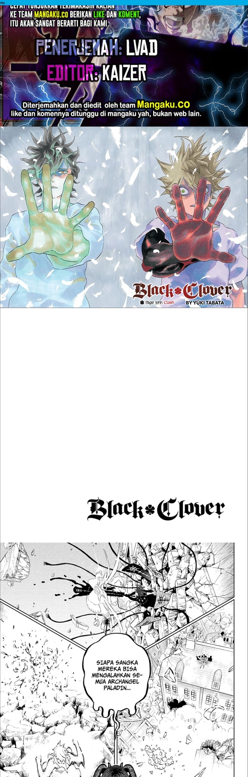 Baca Komik Black Clover Chapter 377 Gambar 1