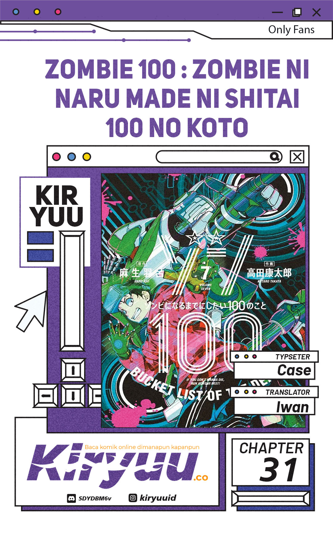 Baca Komik Zombie 100 ~Zombie ni Naru Made ni Shitai 100 no Koto~ Chapter 31 Gambar 1