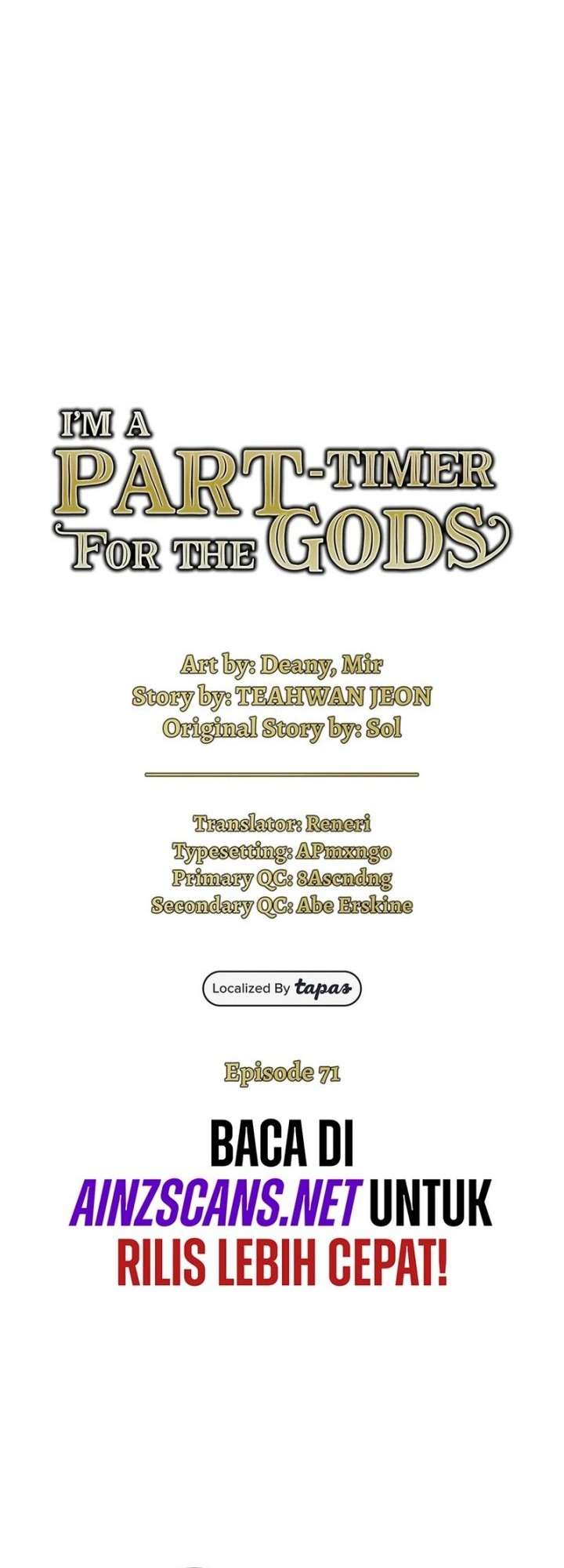 I Became A Part Time Employee For Gods (Albanara of the Gods) Chapter 71 Gambar 17