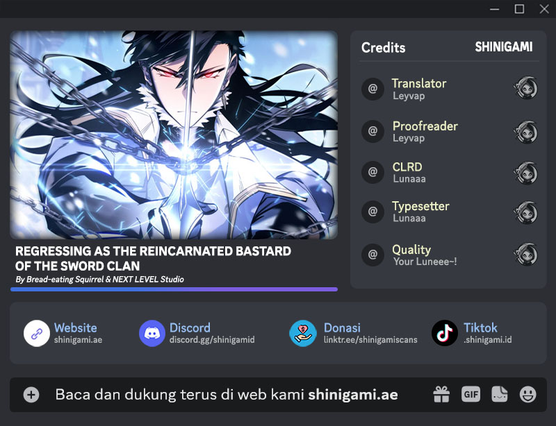 Baca Komik Regressing As The Reincarnated Bastard Of The Sword Clan Chapter 34 Gambar 1