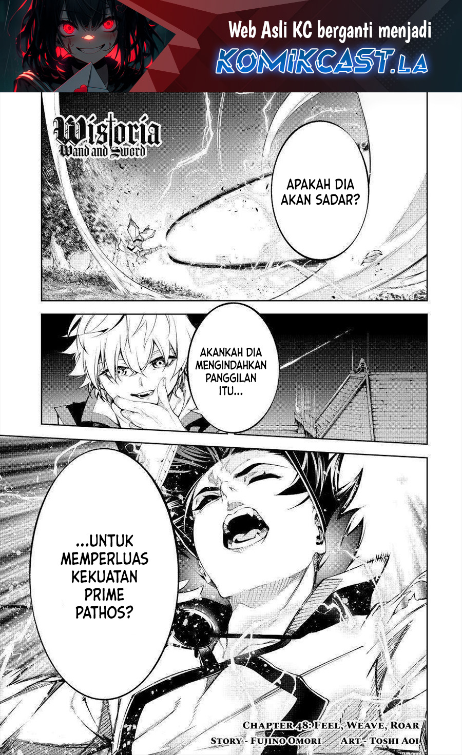 Baca Manga Tsue to Tsurugi no Wistoria Chapter 48 Gambar 2