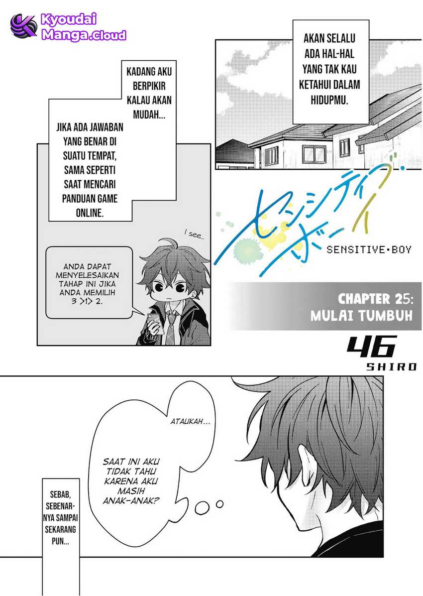 Baca Manga Sensitive Boy Chapter 25 Gambar 2