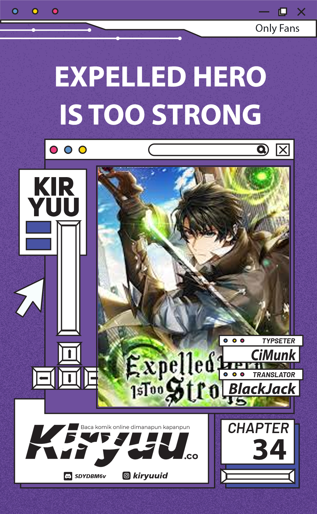 Baca Komik Expelled Hero Is Too Strong Chapter 34 Gambar 1