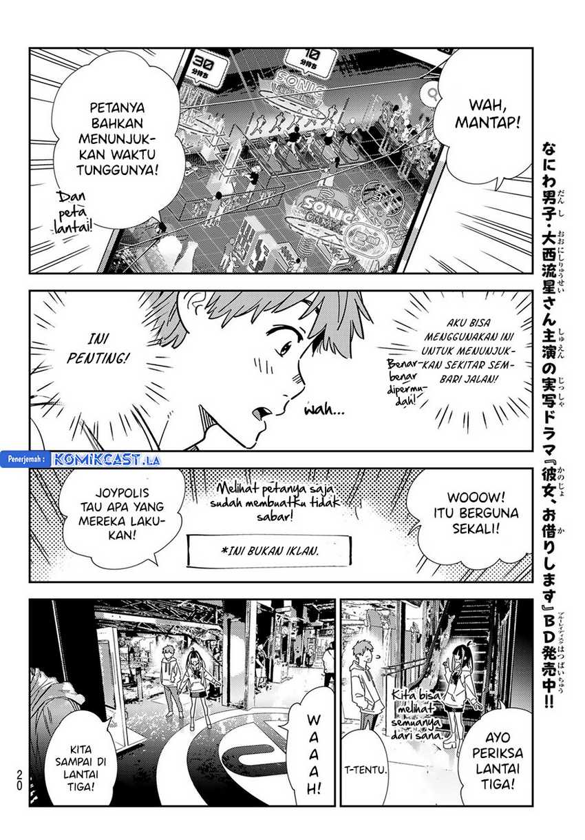 Kanojo Okarishimasu Chapter 338 Gambar 9