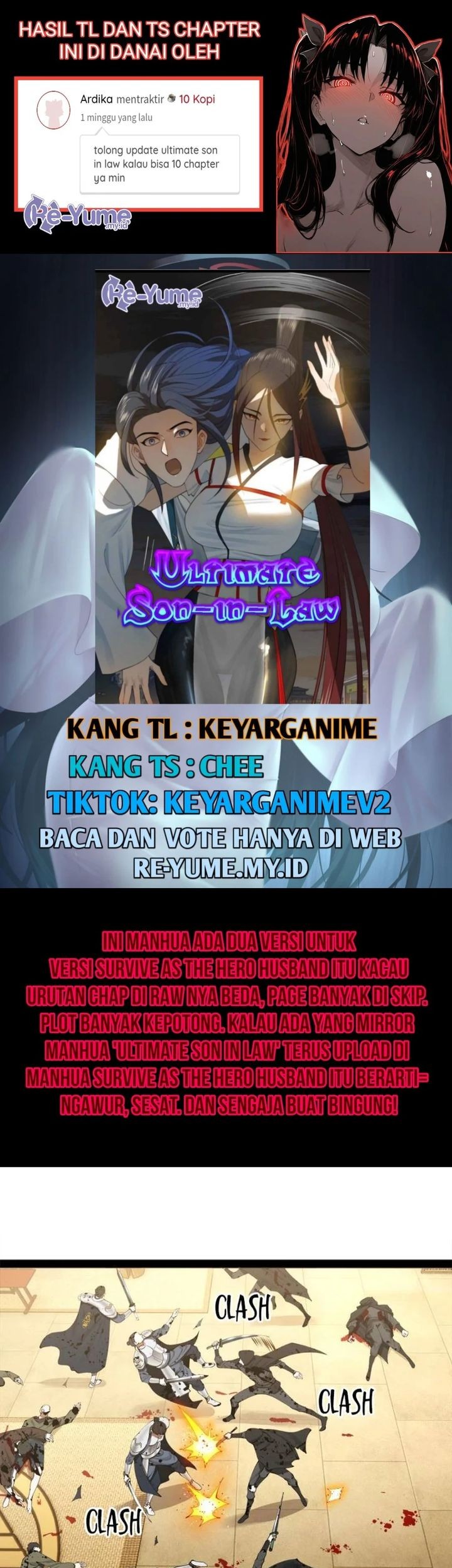 Baca Komik Survive As The Hero’s Husband Chapter 168 Gambar 1