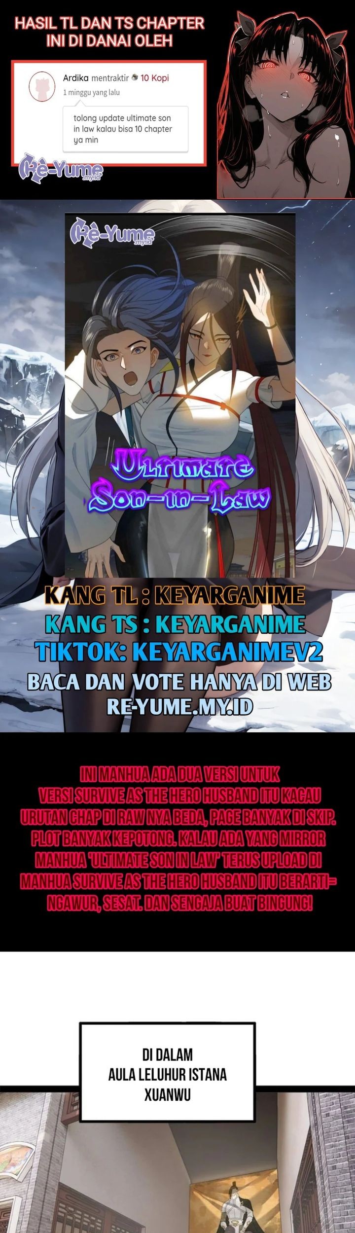 Baca Komik Survive As The Hero’s Husband Chapter 163 Gambar 1