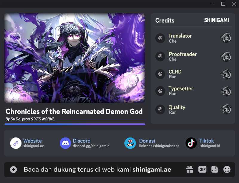 Komik Chronicles of the Reincarnated Demon God Chapter 28 gambar nomor 1