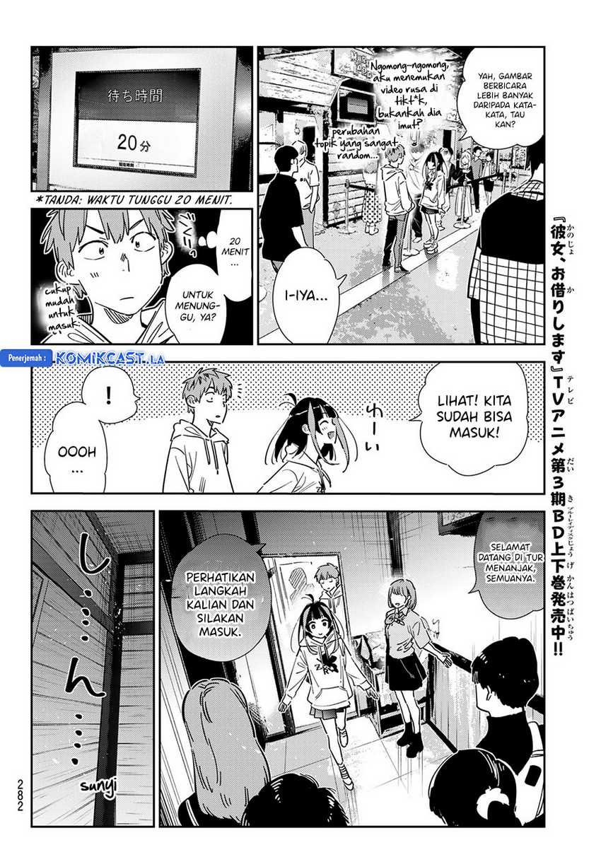 Kanojo Okarishimasu Chapter 341 Gambar 8