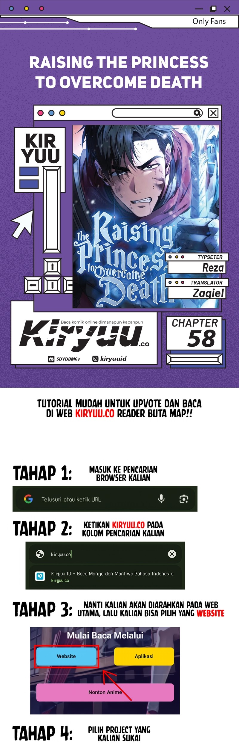 Baca Komik Raising the Princess to Overcome Death Chapter 58 Gambar 1