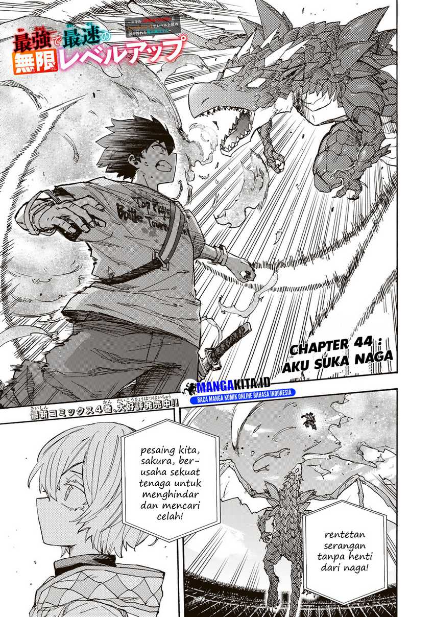 Baca Manga Saikyou de Saisoku no Mugen Level Up Chapter 44 Gambar 2