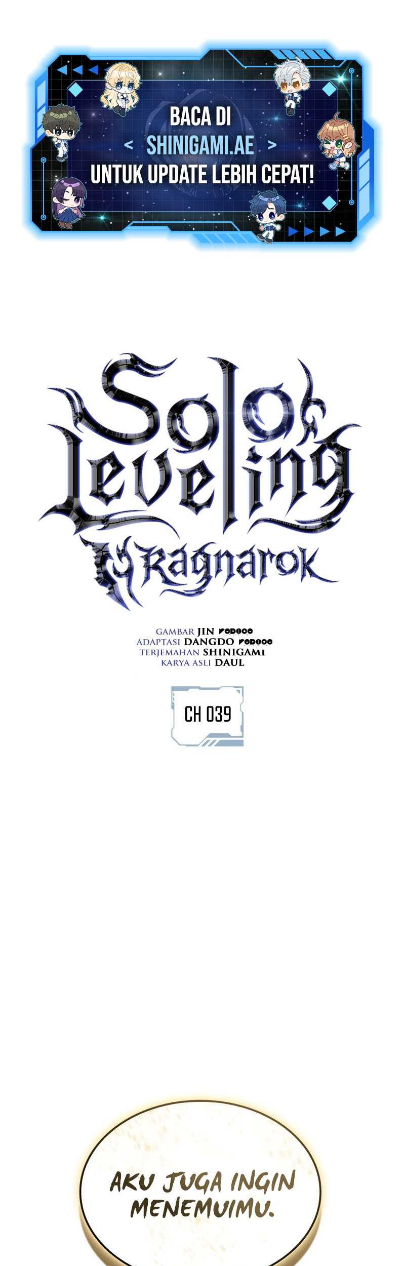 Solo Leveling: Ragnarok - Chapter 39 - Page 1