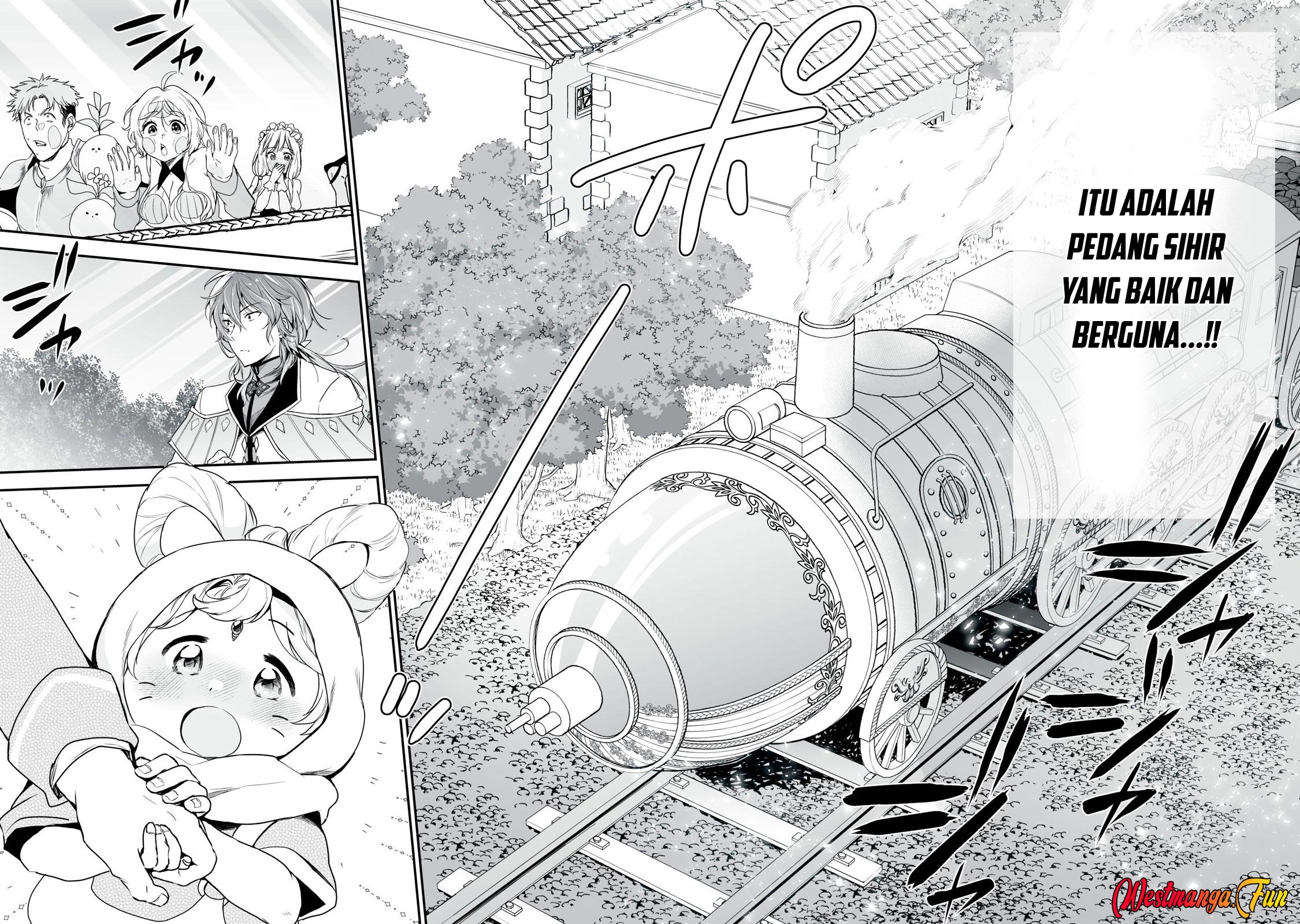 Tensei Kizoku no Bannou Kaitaku Kara ~”Kakudai & Shukushou” Sukiru o Tsukatte Itara Saikyou Ryouchi ni Narimashita~ Chapter 45 Gambar 24