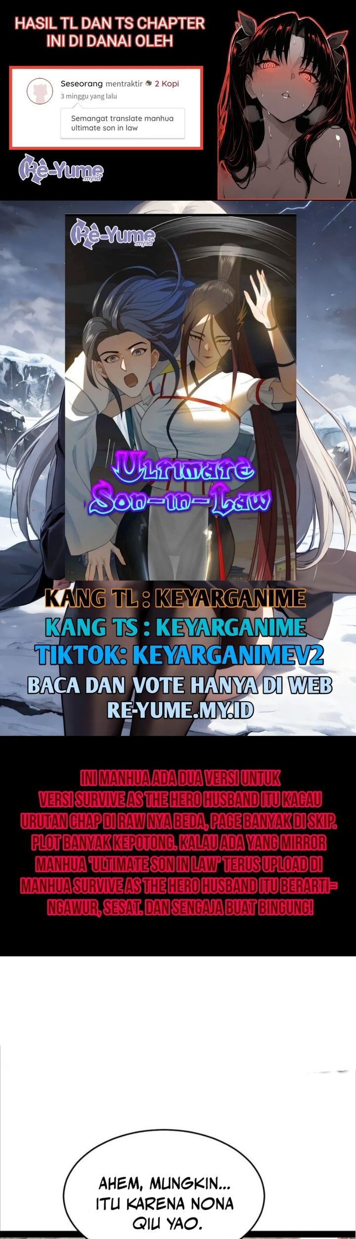 Baca Komik Survive As The Hero’s Husband Chapter 172 Gambar 1