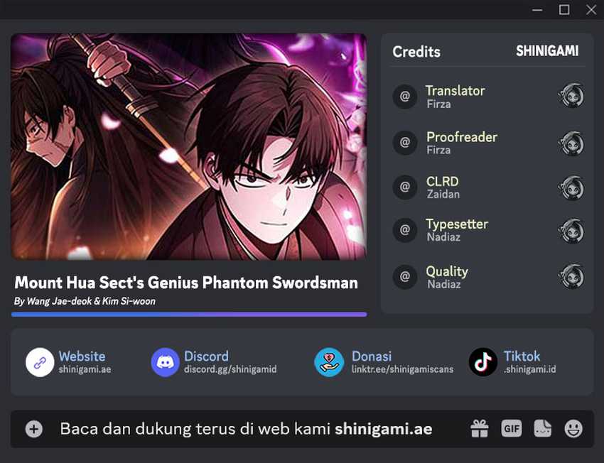 Baca Komik Mount Hua Sect’s Genius Phantom Swordsman Chapter 06 Gambar 1