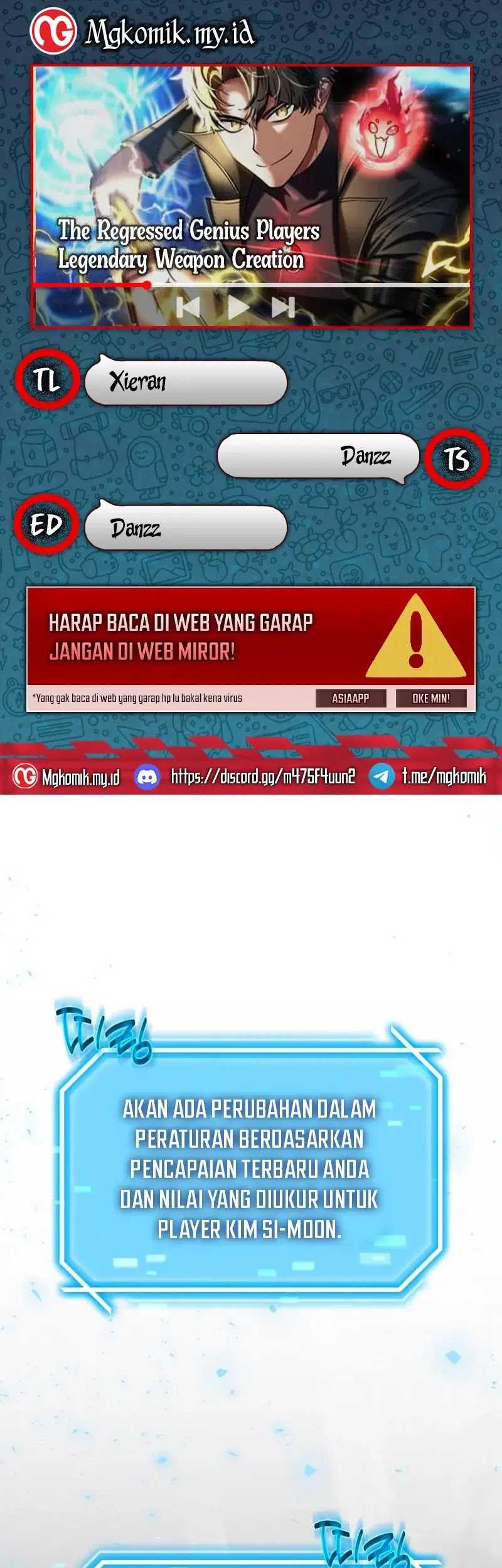 Komik The Regressed Genius Player’s Legendary Weapon Creation Chapter 19 gambar nomor 1