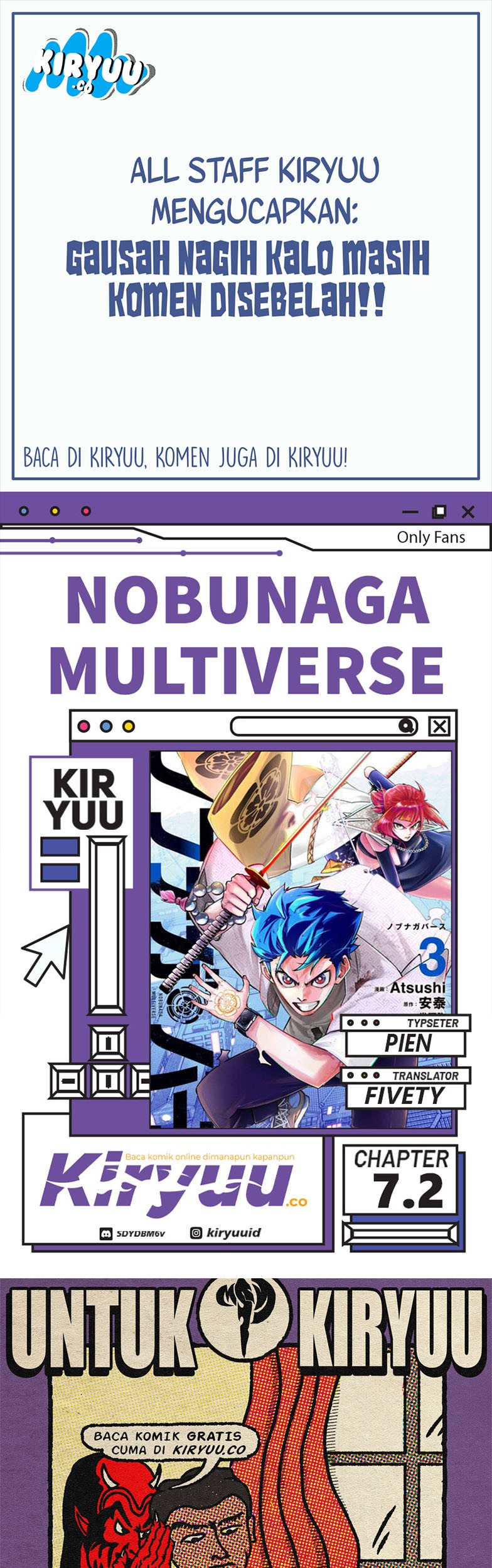 Baca Komik Nobunaga Multiverse Chapter 07.2 Gambar 1