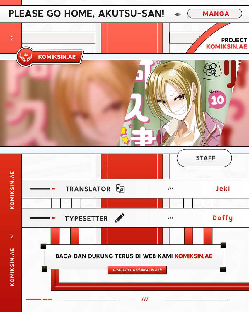 Baca Komik Please Go Home, Akutsu-san! Chapter 189.2 Gambar 1