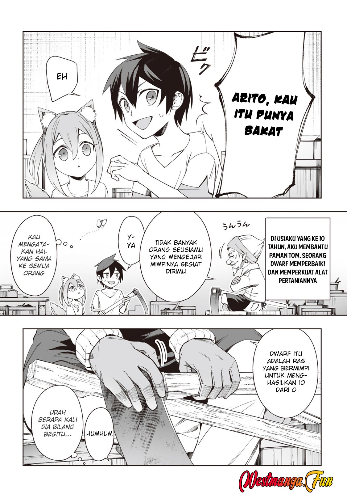 Dragon ni Sando Hikareta Ore no Tensei Shokunin Life Chapter 03 Gambar 3