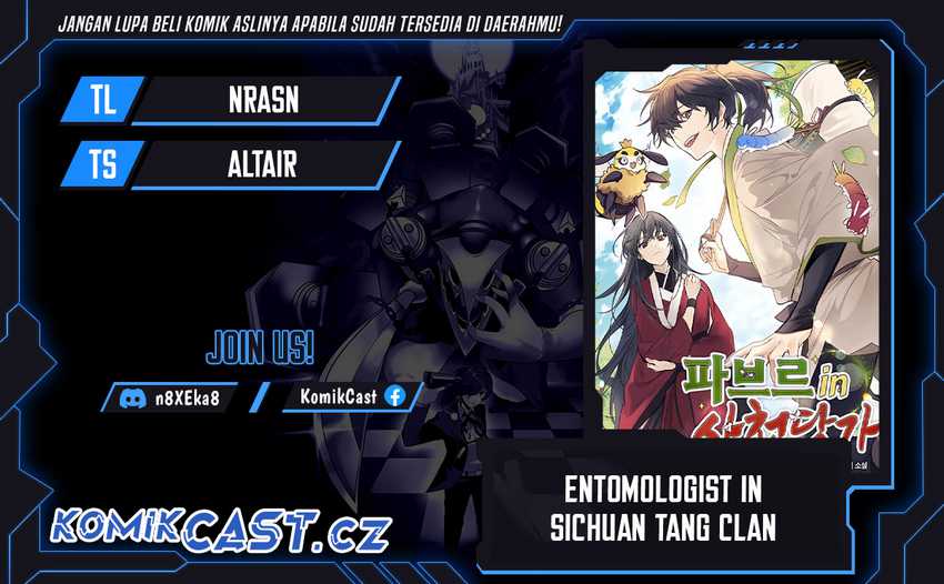 Komik Entomologist in Sichuan Tang Clan Chapter 01 gambar nomor 1