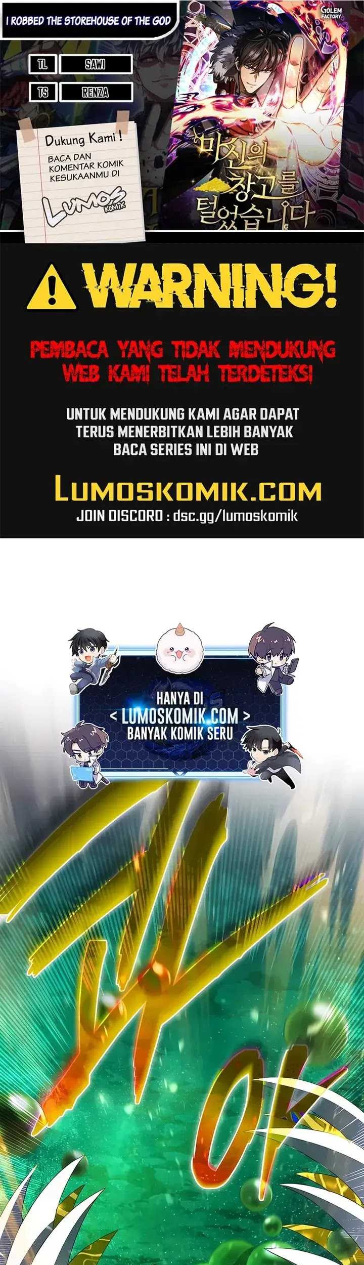 Komik I Robbed The Storehouse Of The God Chapter 44 gambar nomor 1