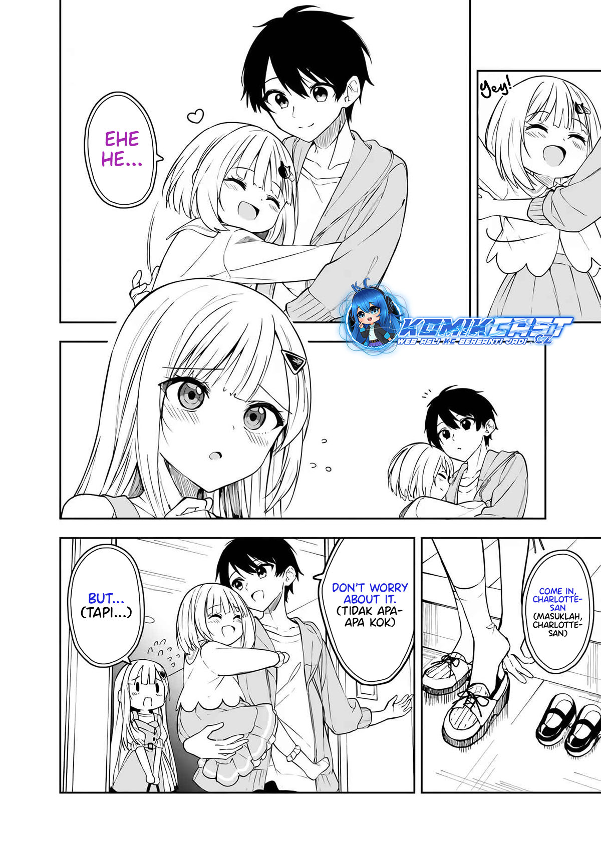 Maigo ni Natteita Youjo o Tasuketara, Otonari ni Sumu Bishoujo Ryuugakusei ga Ie ni Asobi ni Kuru You ni Natta Ken ni Tsuite Chapter 07 Gambar 3