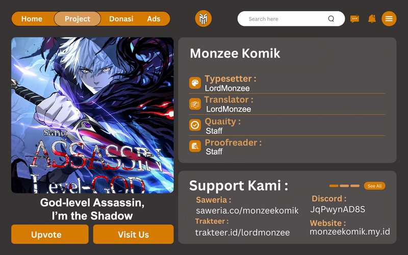 Komik God-level Assassin, I’m the Shadow Chapter 03 gambar nomor 1